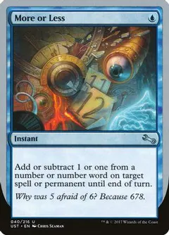 More or Less [Foil]
