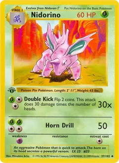 Nidorino [1st Edition] #37