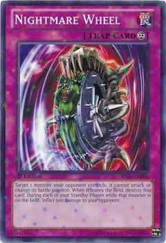 Nightmare Wheel [Starfoil Rare 1st Edition] BP01-EN096