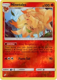 Ninetales [Reverse Holo] #16
