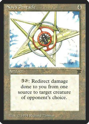 Green and gold star symbol on a card with text box.