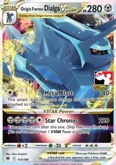 Origin Forme Dialga VSTAR [Prize Pack] #114