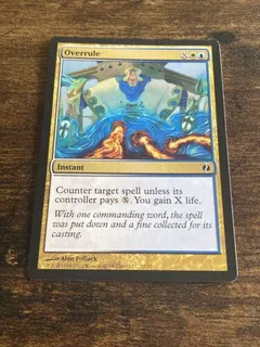 Overrule