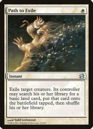 Creature card art showing a monstrous, hairy figure in dark, swirling environment.