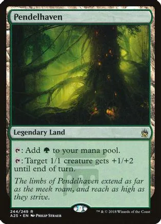 Green forest landscape on a card with "Legendary Land" text.
