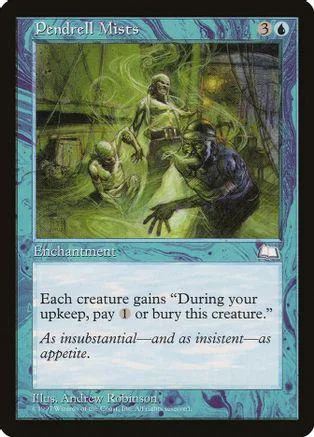 Green and dark fantasy art on a Magic: The Gathering card.