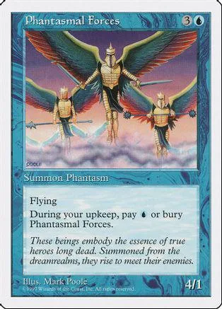 Winged skeletal figures in a fantasy scene on a Magic: The Gathering card.