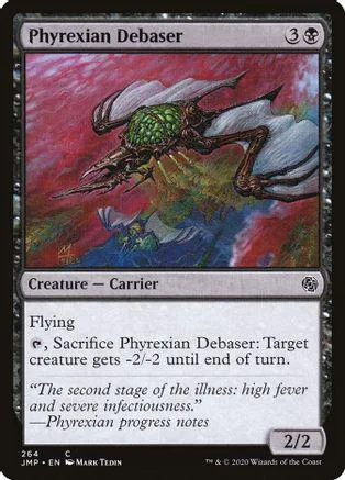 Card art depicts a monstrous, winged creature over a stormy landscape.