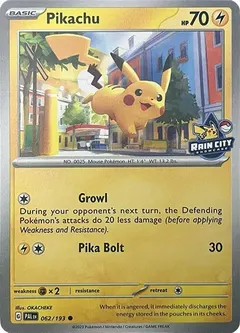 Pikachu [Rain City Showcase] #62