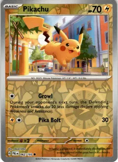 Pikachu [Reverse Holo] #62