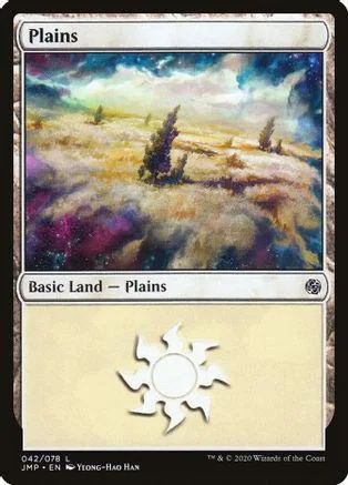 Plains basic land card art showing a vast, colorful, open landscape.