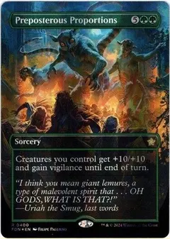 Preposterous Proportions [Foil] #400