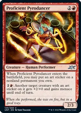 Card art of a winged figure casting fire spells in a dark, fiery setting.