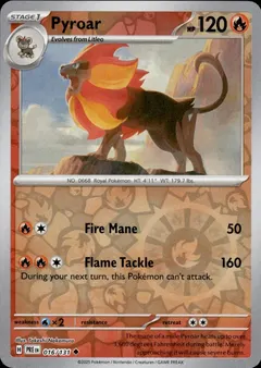 Pyroar [Reverse] #16