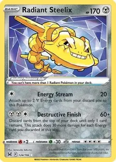 Radiant Steelix [Reverse Holo] #124