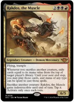 Rakdos, The Muscle [Prerelease] #226
