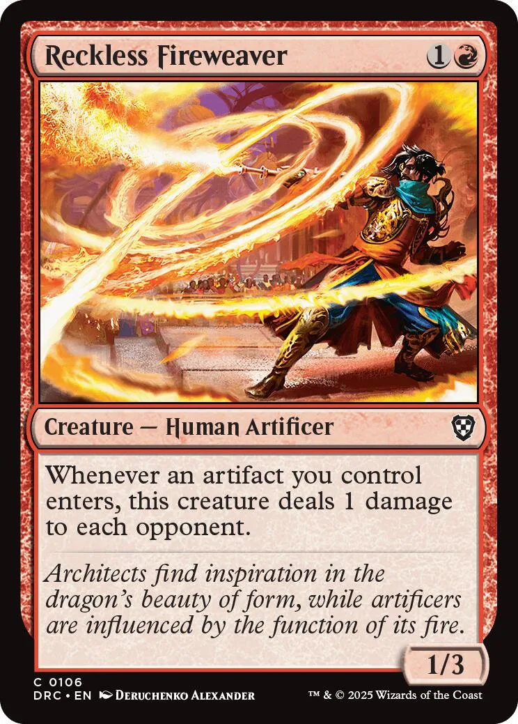 Card art shows a figure wielding fiery energy against a backdrop of a crowd.