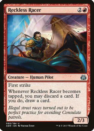 Card art shows pilot in cockpit against dramatic, dark background.