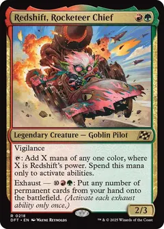 Redshift, Rocketeer Chief #218