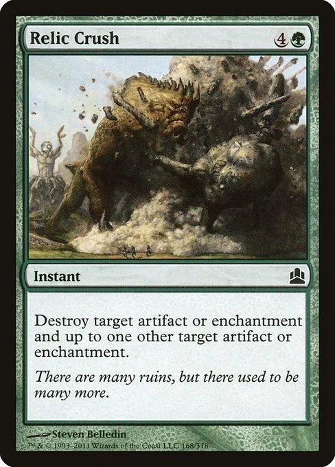 Dark, monstrous creature attacking in a cloudy, battle-like scene on a Magic card.