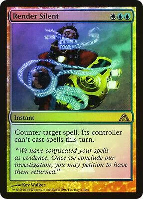 Card art shows figure with glowing blue and yellow mechanical device.