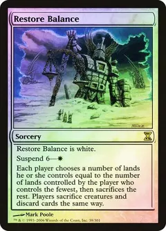 Restore Balance [Foil] #38