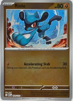 Riolu [Reverse Holo] #76