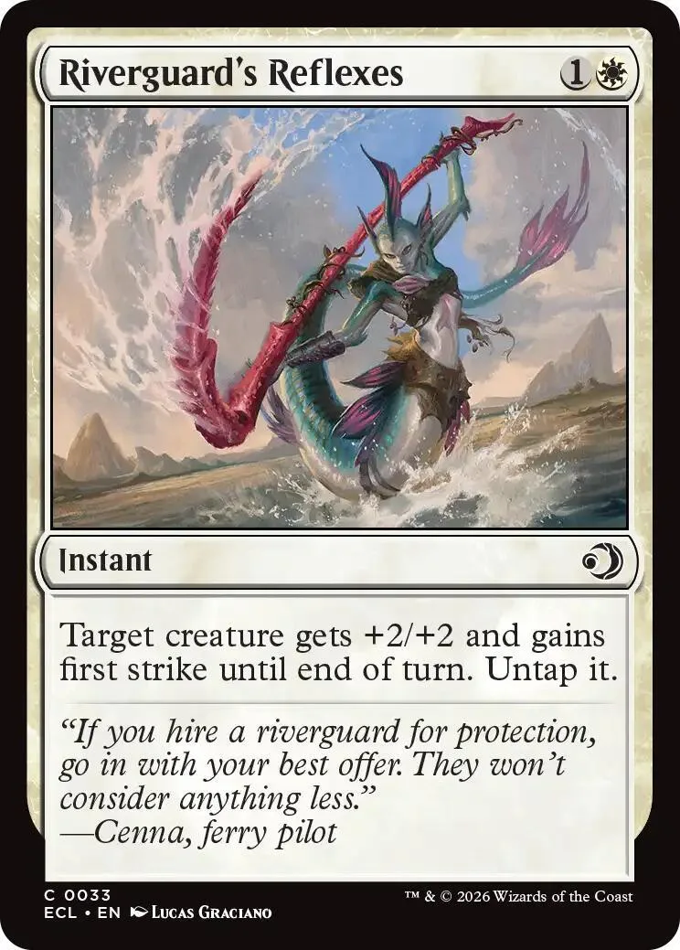 Blue and pink dragon creature on a card with white border.