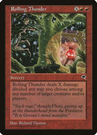 Dark green and black fantasy art on a Magic: The Gathering card.