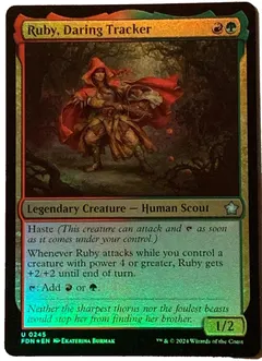 Ruby, Daring Tracker [Foil] #245