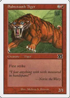 Sabretooth Tiger