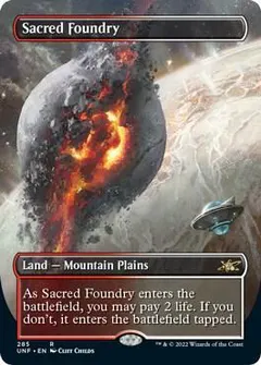 Sacred Foundry [Borderless Foil] #285