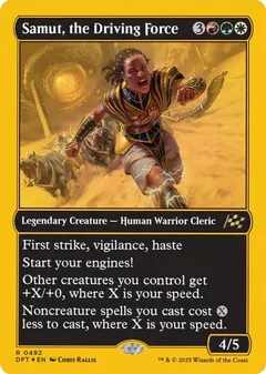Samut, the Driving Force [First Place Foil] #492