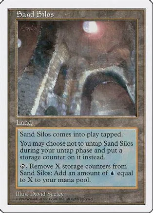 Card art depicts dark, cavernous interior with arched stone structures and a bright light.