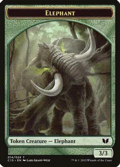 Saproling Token & Elephant Token
