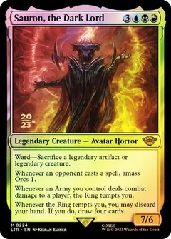 Sauron, the Dark Lord [Prerelease] #224