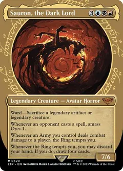 Sauron, the Dark Lord [Showcase Foil] #329