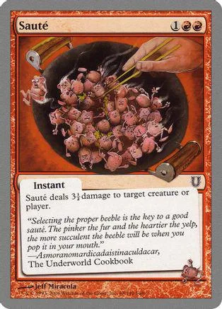 Card art shows roasted potatoes in a black pan with a hand adding herbs.