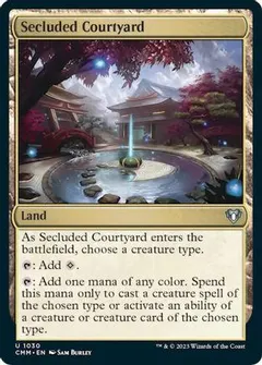 Secluded Courtyard #1030