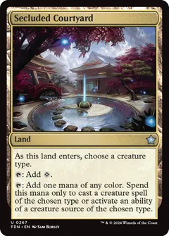 Secluded Courtyard #267