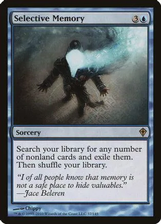 Dark figure with glowing energy on a Magic: The Gathering card.