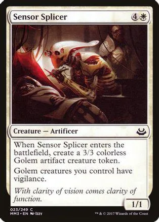 Creature card featuring a white, skeletal figure in dark, dramatic lighting.
