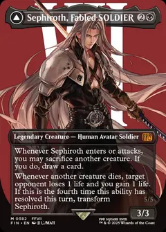 Sephiroth, Fabled SOLDIER [Borderless Foil] #382