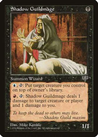 Dark-haired figure in hood plays music on a card with brown tones.