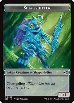 Shapeshifter // Treasure [Double-Sided Token] #1