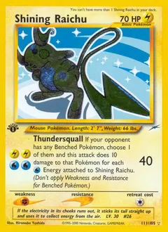 Shining Raichu [1st Edition] #111