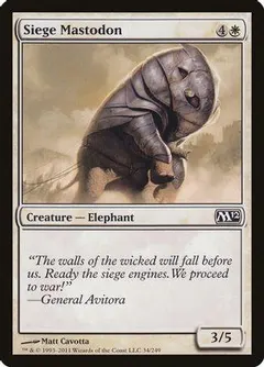 Siege Mastodon [Foil]