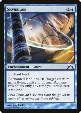 Blue and white card art showing glowing energy within a circular frame.
