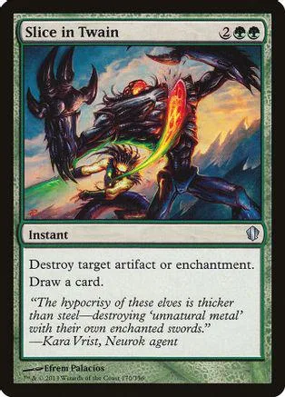Black and orange fantasy scene on a Magic: The Gathering card.