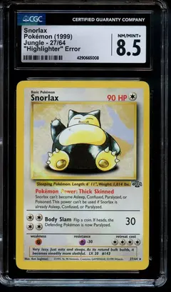 Snorlax [Highlighter Error] #27